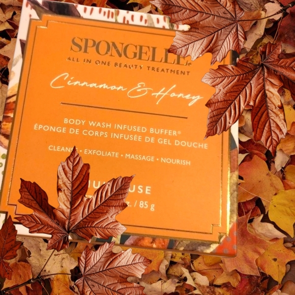 ❗️5/$25❗️Spongelle Cinnamon & Honey Body Wash Infused Buffer - Picture 1 of 6